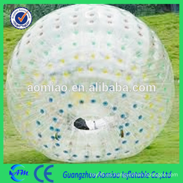 Bola inflable del zorb de los puntos coloridos del nuevo diseño / bola de balanceo humana del hámster para la venta